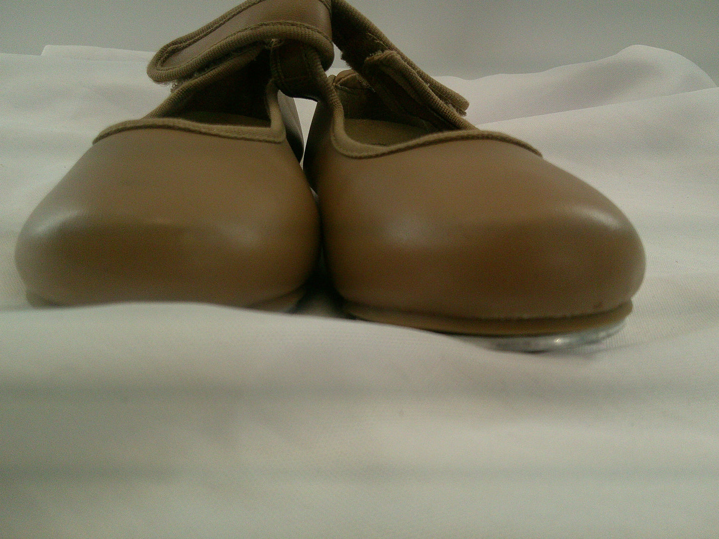 Pre-Owned Tap Shoes Danshuz 534 Toddler 13.5M Tan Mary Jane Easy Strap