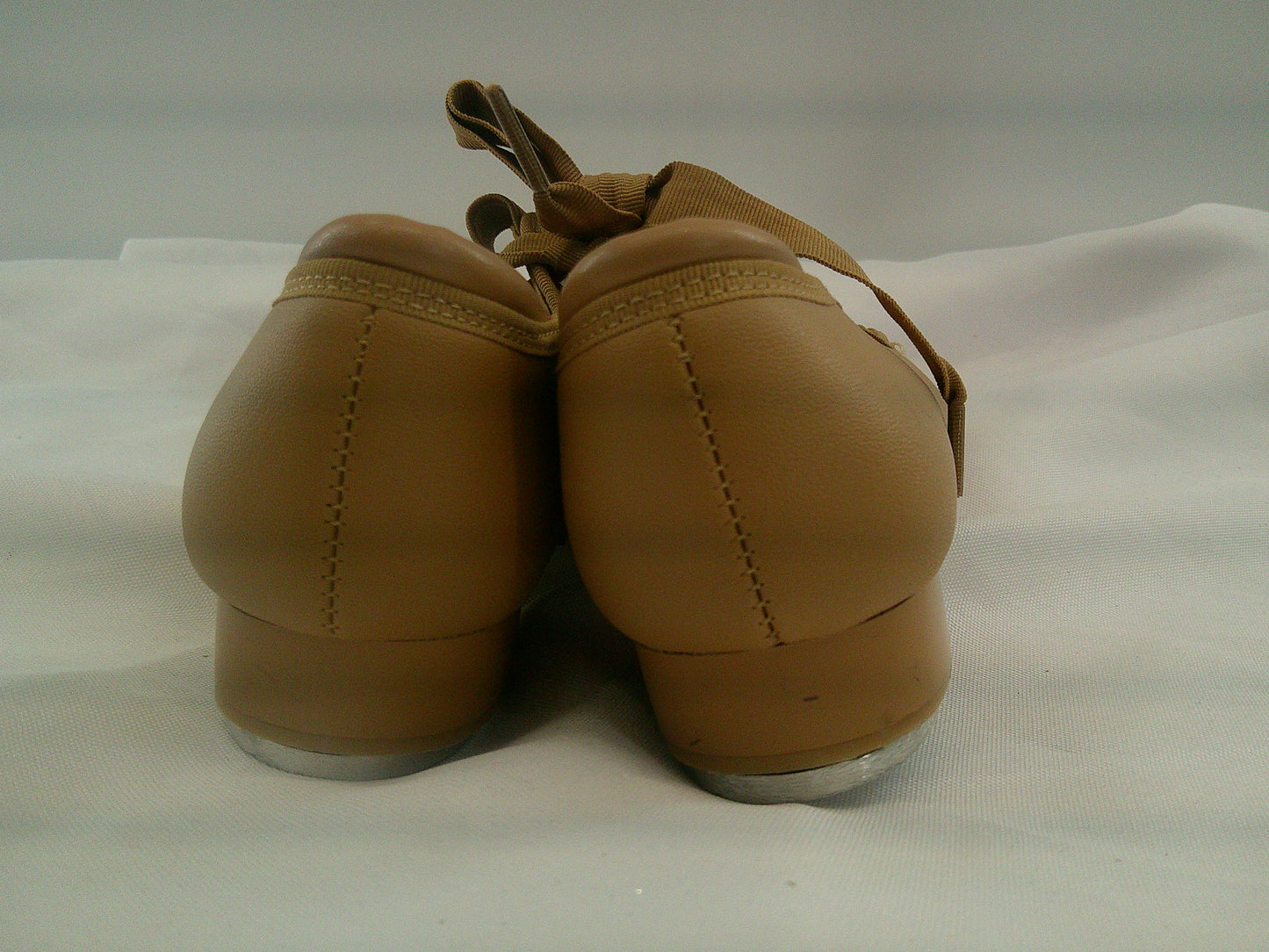 Pre-Owned Buck Clogging Shoes Steven Stompers Kids 2M Oxford Leather Split Sole