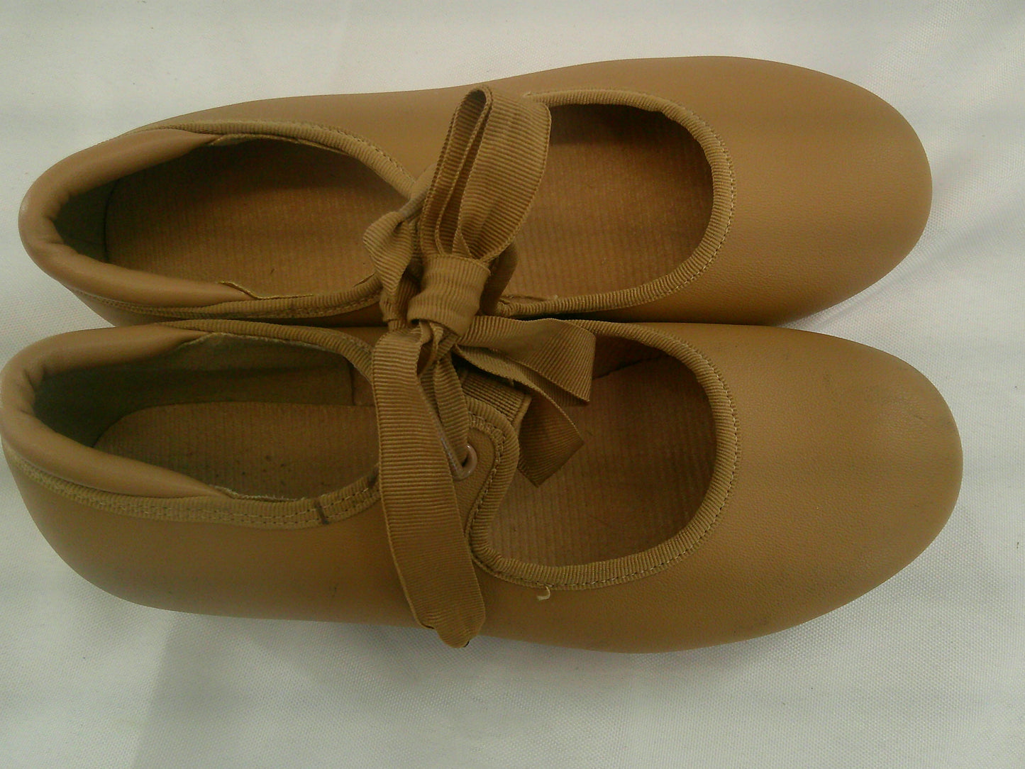 Pre-Owned Buck Clogging Shoes Steven Stompers Kids 2M Oxford Leather Split Sole