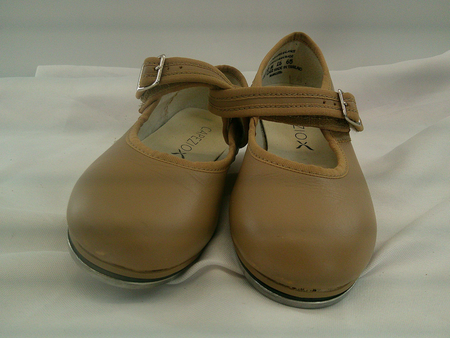 Pre-Owned Tap Shoes Capezio Kids 10M Mary Jane Leather Easy Strap