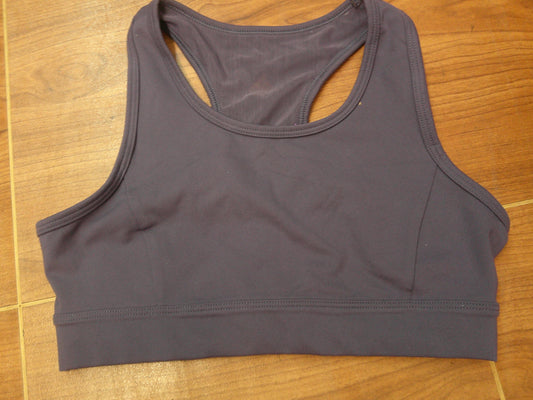 Pre-Owned Crop Top No Tag Purple Small Adult Mesh Racer Back