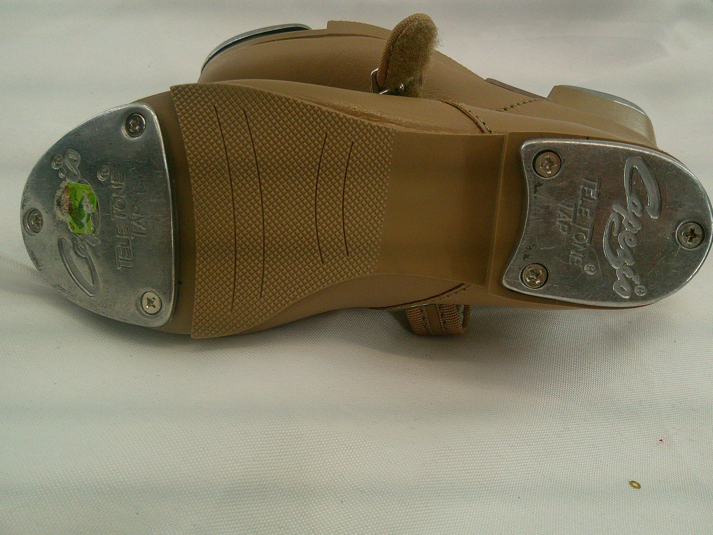 Pre-Owned Tap Shoes Capezio Kids 10M Mary Jane Leather Easy Strap