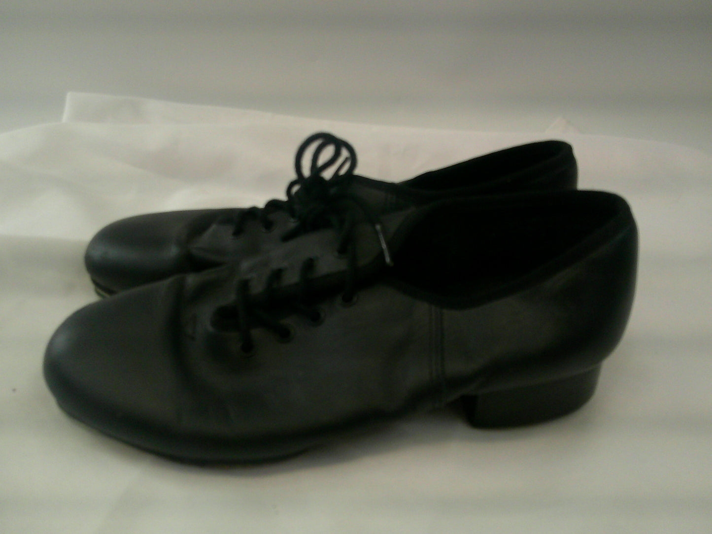 Pre-Owned Buck Clogging Shoes Steven Stompers Womens 7.5M Oxford Leather Split Sole