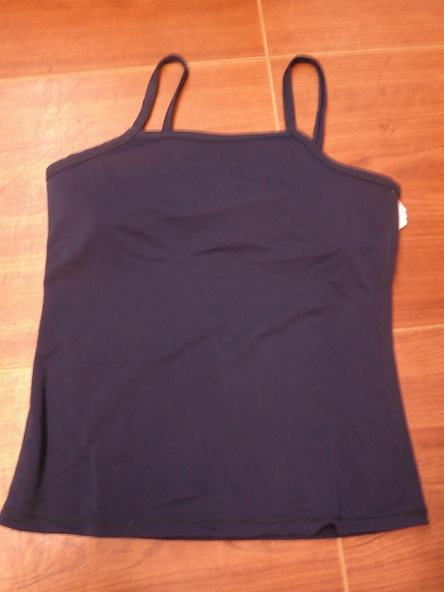 Pre-Owned Top Navy Blue Camisole Small Adult Fitted Lycra