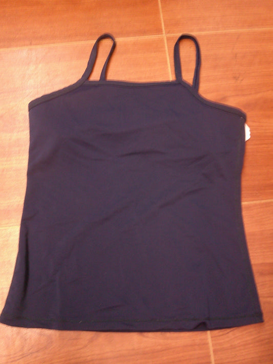 Pre-Owned Top Navy Blue Camisole Small Adult Fitted Lycra