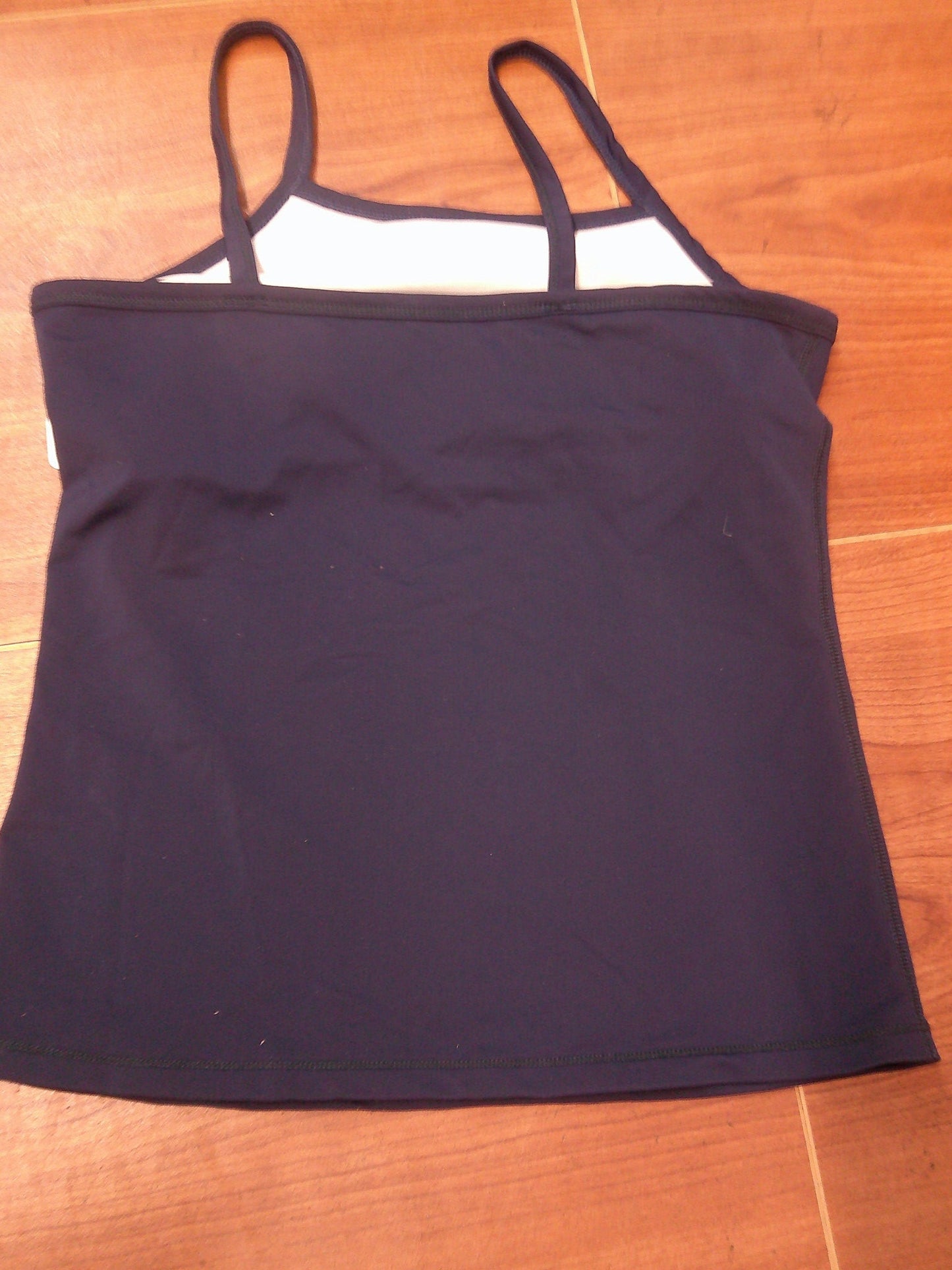 Pre-Owned Top Navy Blue Camisole Small Adult Fitted Lycra
