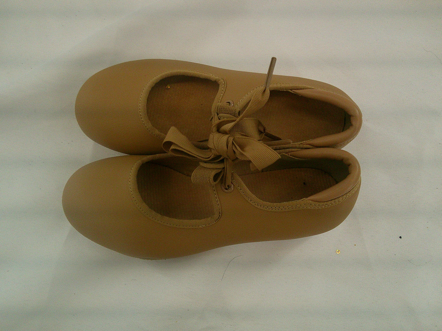 New Tap Shoes Tyette Tan Girl's Size 12