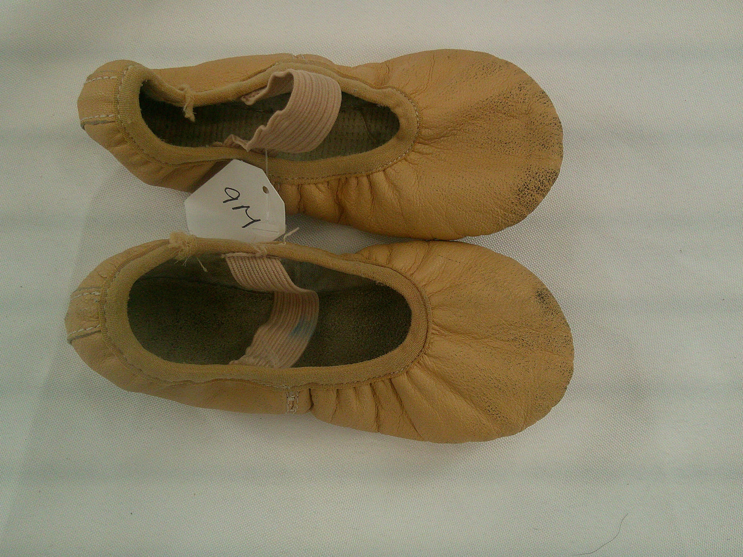 Pre-Owned Ballet Shoes DUX Dance Child 9M Pink Full Sole