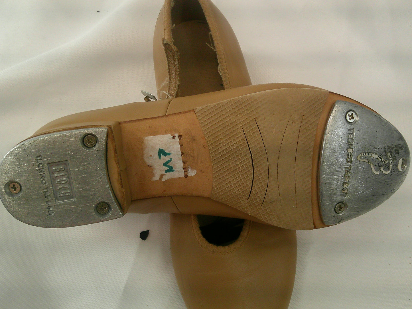 Dance Tap Shoes Bloch Girl's 1.5M Mary Jane Leather Buckle