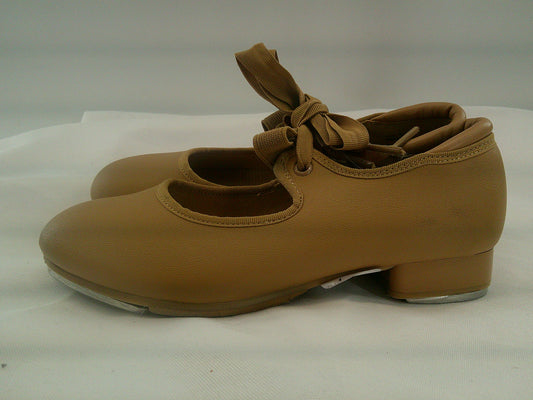 New Tap Shoes Tyette Tan Girl's Size 13