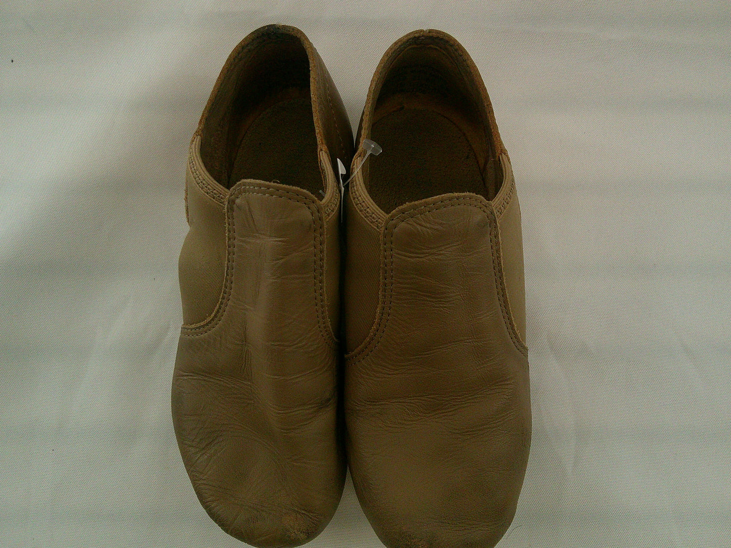 Pre-Owned Jazz Shoes Capezio EJ2 6M Tan Leather Split Sole