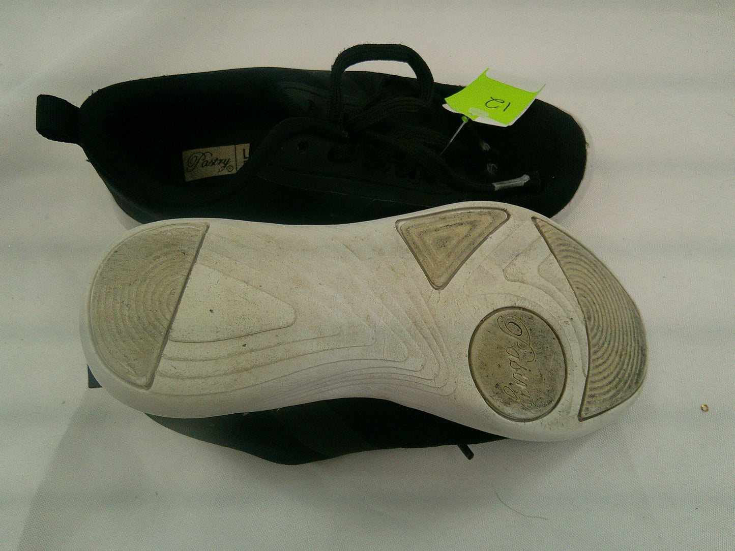 Pre-Owned Hip Hop Shoes Pastry Trainer Kids 12M Sneakers Canvas Lace Up Rubber