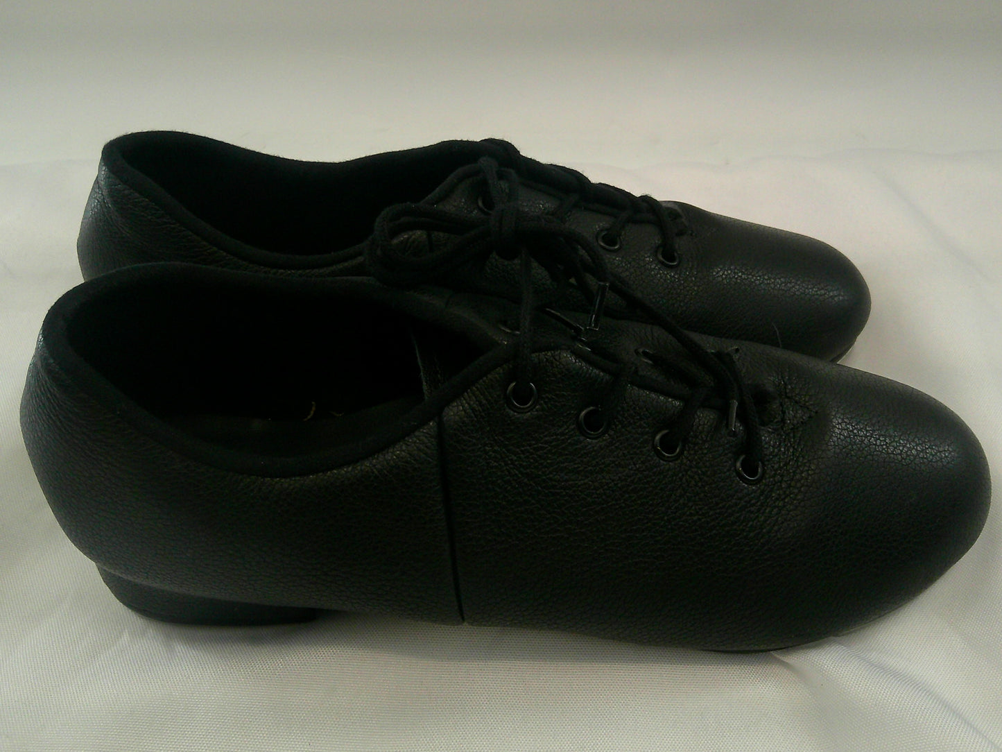 Pre-Owned Tap Shoes SoDanca Adult 7.5M Oxford Leather Lace Up Split Sole