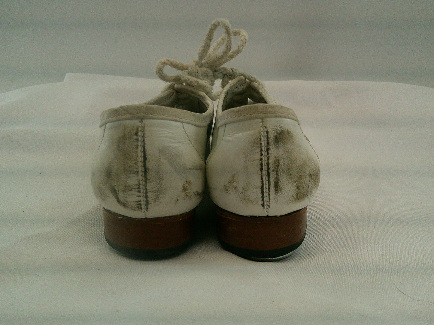 Pre-Owned Clogging Shoes Steven Stompers Buck White 3M Youth