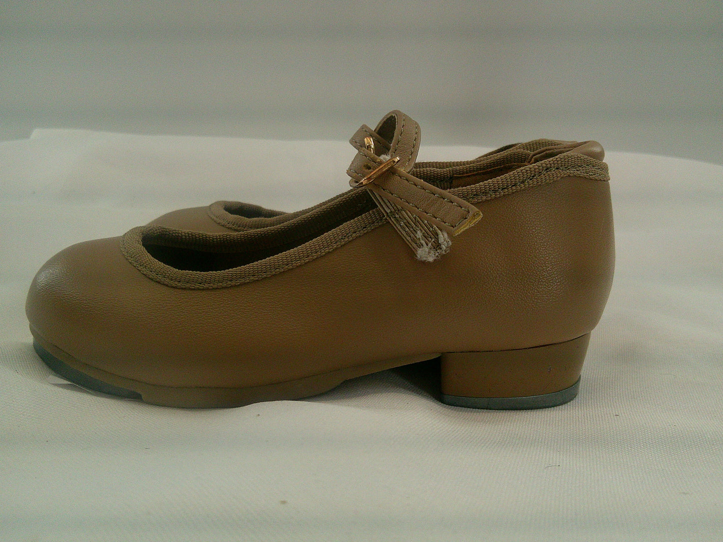 Pre-Owned Tap Shoes Dancing Fair Toddler 7M Mary Jane Leather Buckle