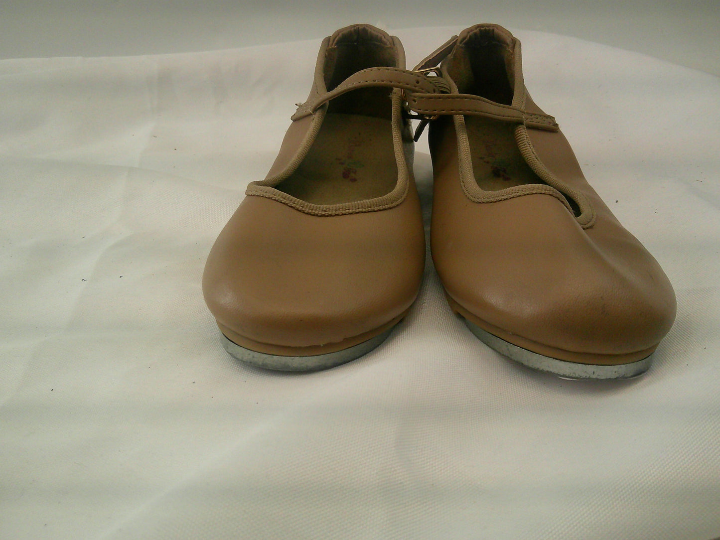 Pre-Owned Tap Shoes Dancing Fair Girl's 12M Mary Jane Leather Buckle