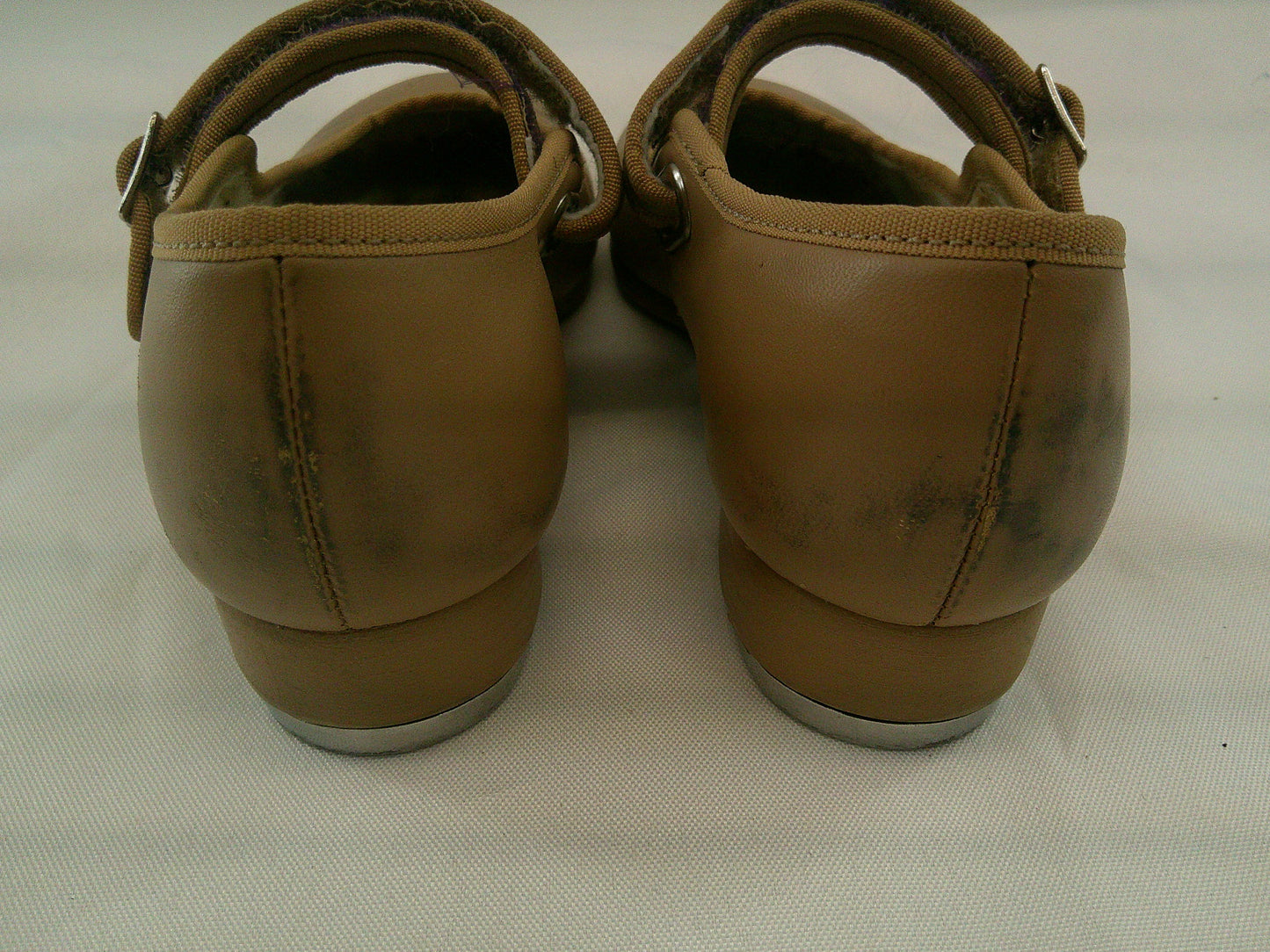 Pre-Owned Tap Shoes Capezio Kids 2M Mary Jane Leather Easy Strap