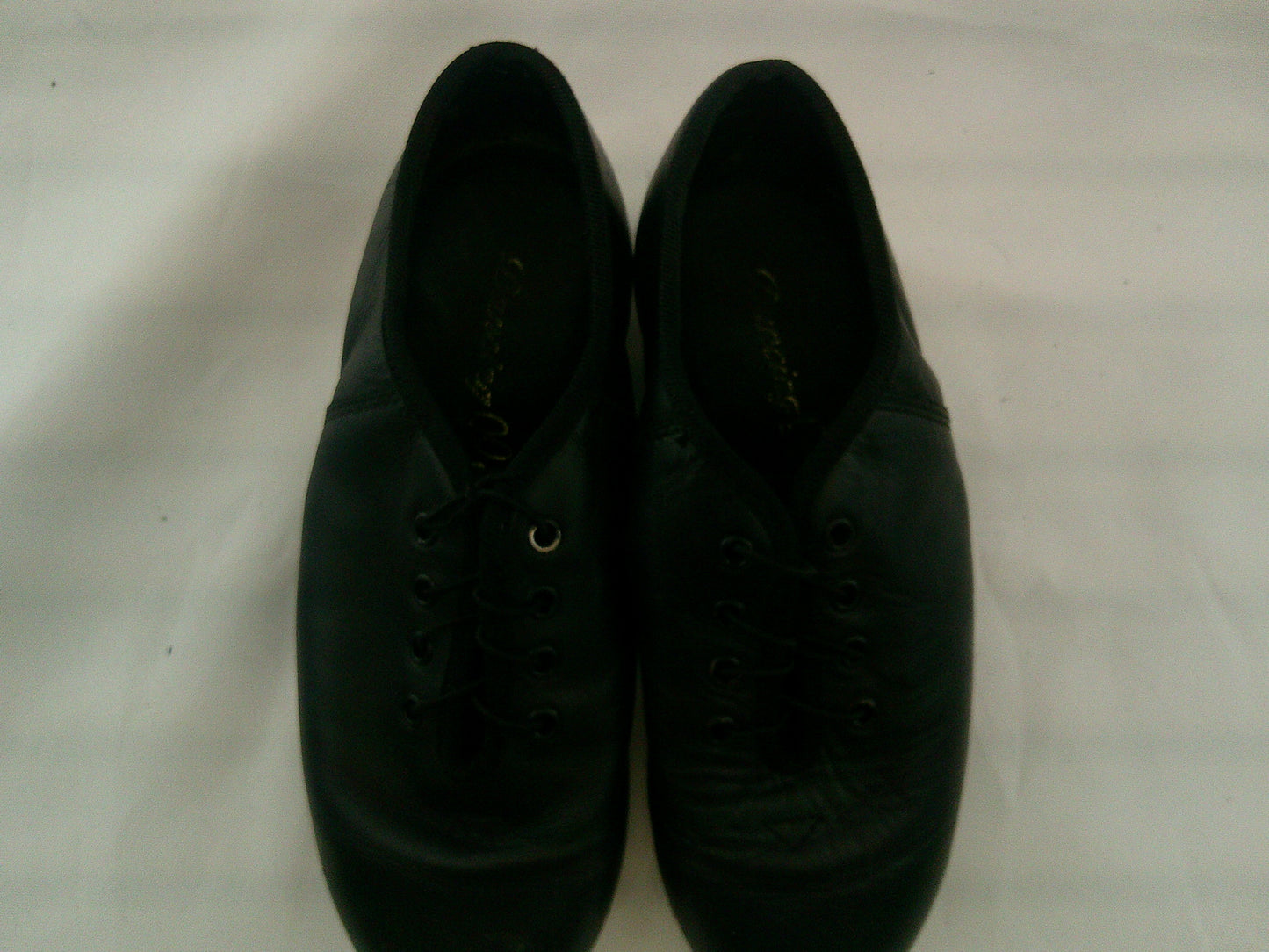 Pre-Owned Buck Clogging Shoes Steven Stompers Kids 4M Oxford Leather Split Sole
