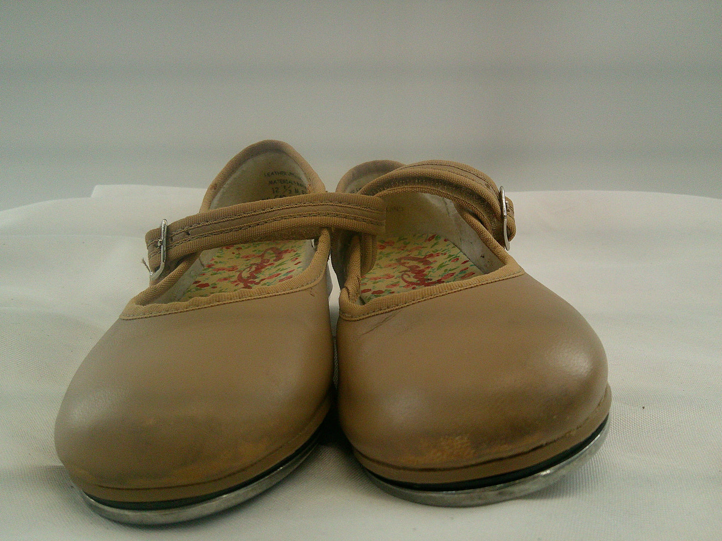 Pre-Owned Tap Shoes Capezio 3800 Kids 12.5M Mary Jane Leather Easy Strap