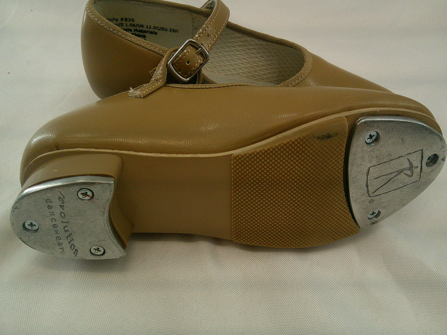 Pre-Owned Tap Shoes Revolution 826 1M Child Mary Jane Buckle
