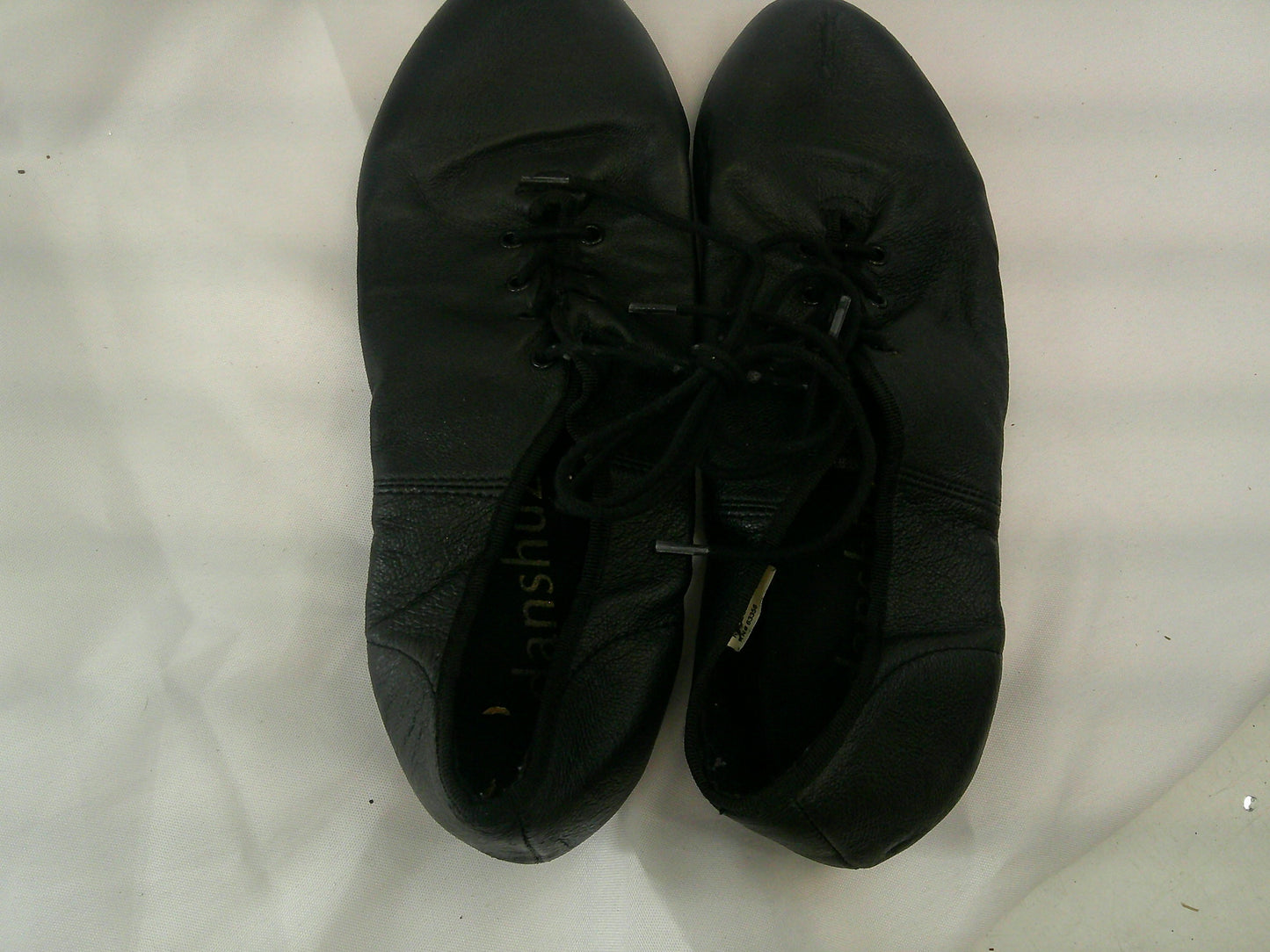 Pre-Owned Tap Shoes DanzNMotion Adult 11M Oxford Leather Split Sole