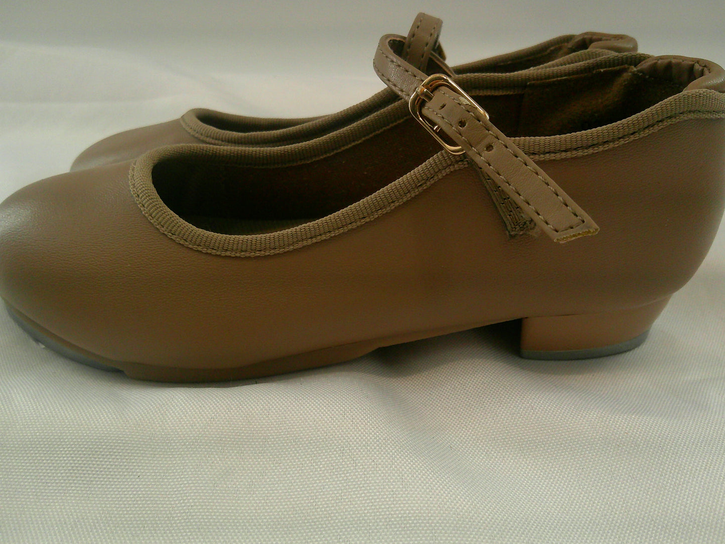 Pre-Owned Tap Shoes Dancing Fair Girl's 11.5M Mary Jane Leather Buckle