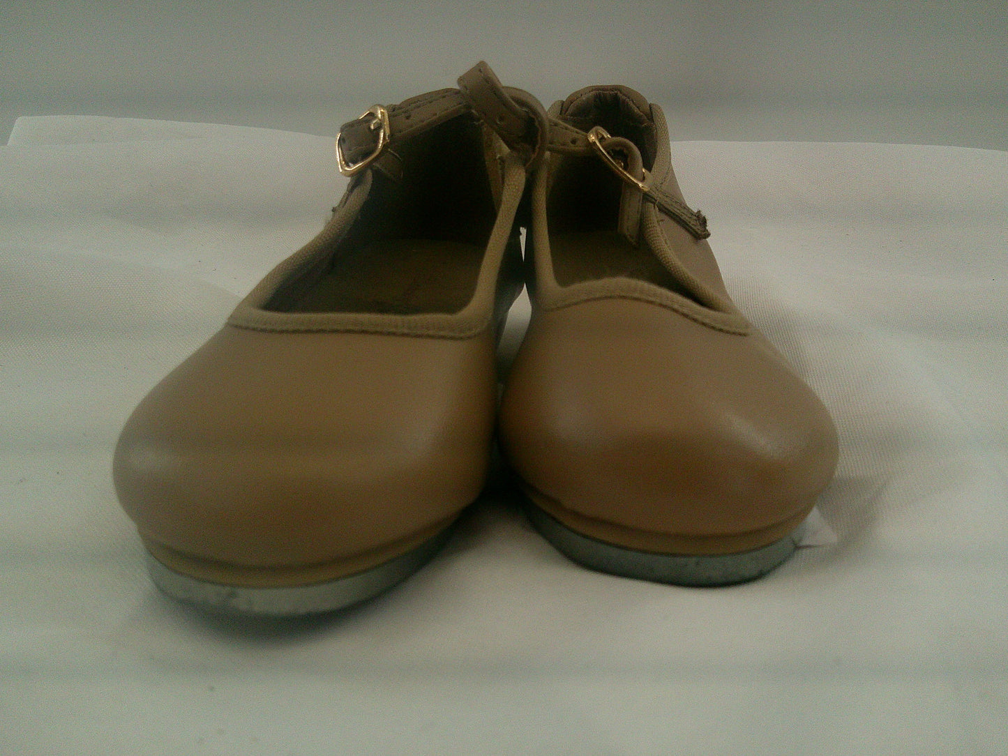 Pre-Owned Tap Shoes Dancing Fair Toddler 8.5M Mary Jane Leather Buckle