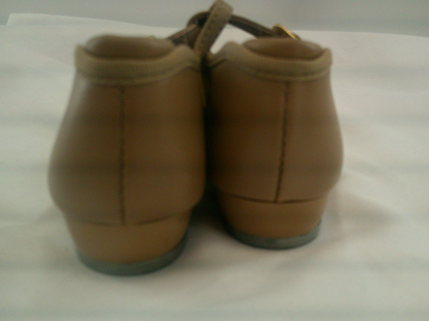 Pre-Owned Tap Shoes Dancing Fair Toddler 8.5M Mary Jane Leather Buckle