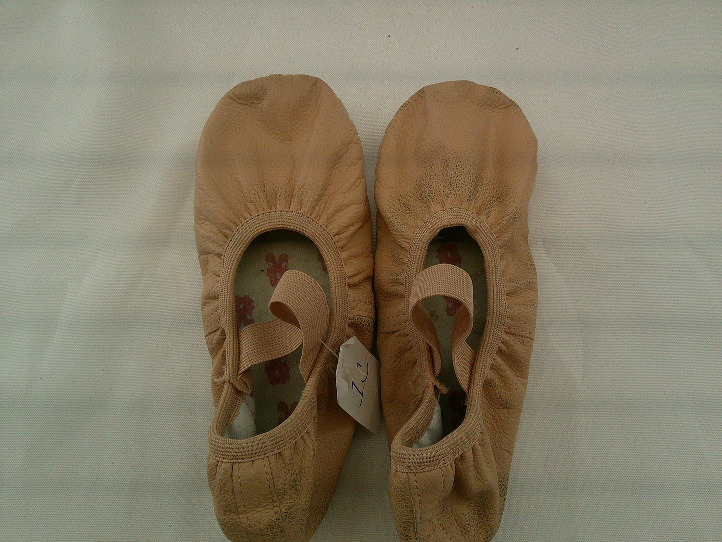 Pre-Owned Ballet Shoes SoDanca Big Kid 1C Pull On Leather Single Strap Full Sole