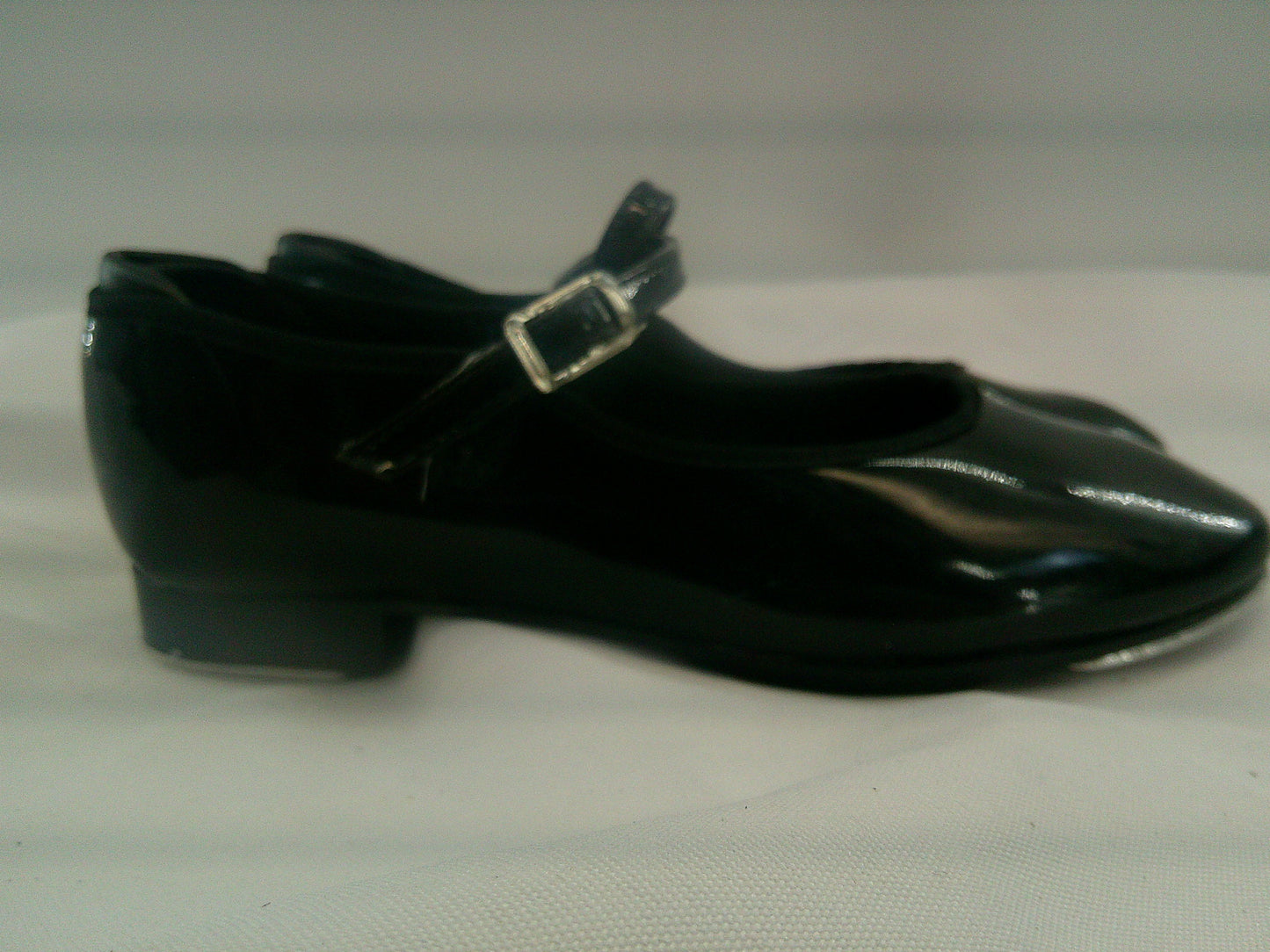 Pre-Owned Tap Shoes Theatricals Black 12.5M Leather Slide Buckle