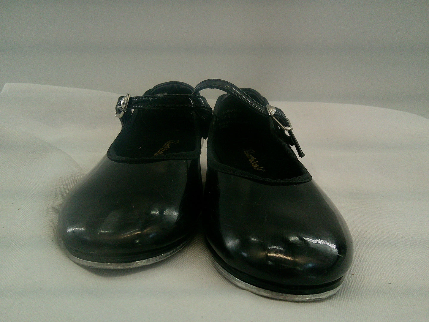 Pre-Owned Tap Shoes Theatricals Black 12.5M Leather Slide Buckle