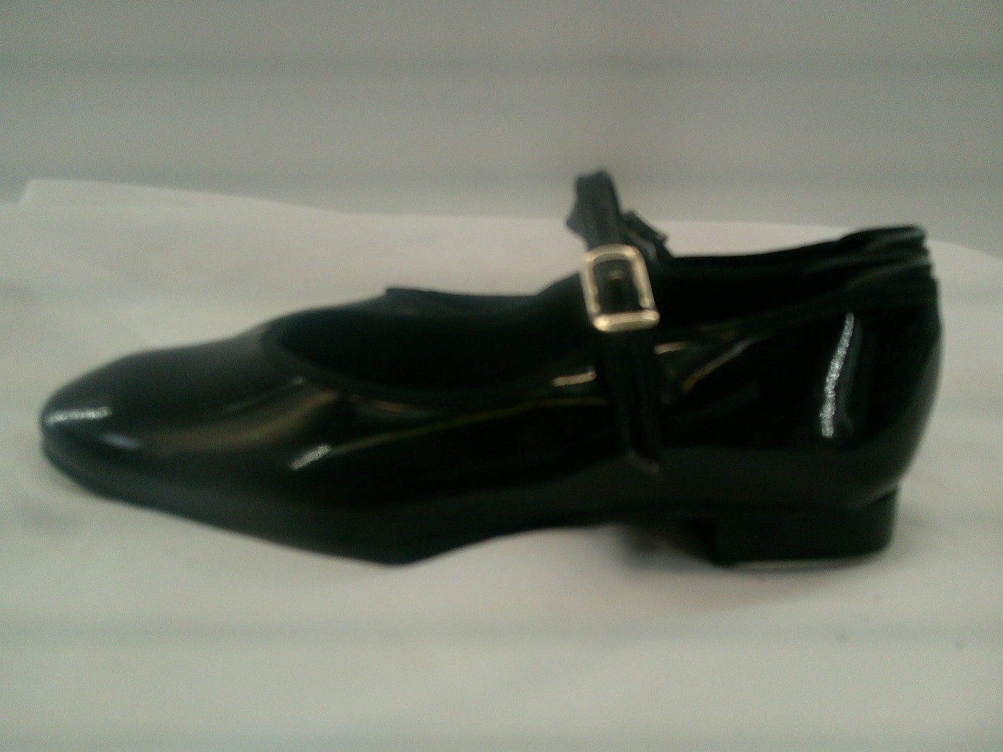 Pre-Owned Tap Shoes Theatricals Black 12.5M Leather Slide Buckle