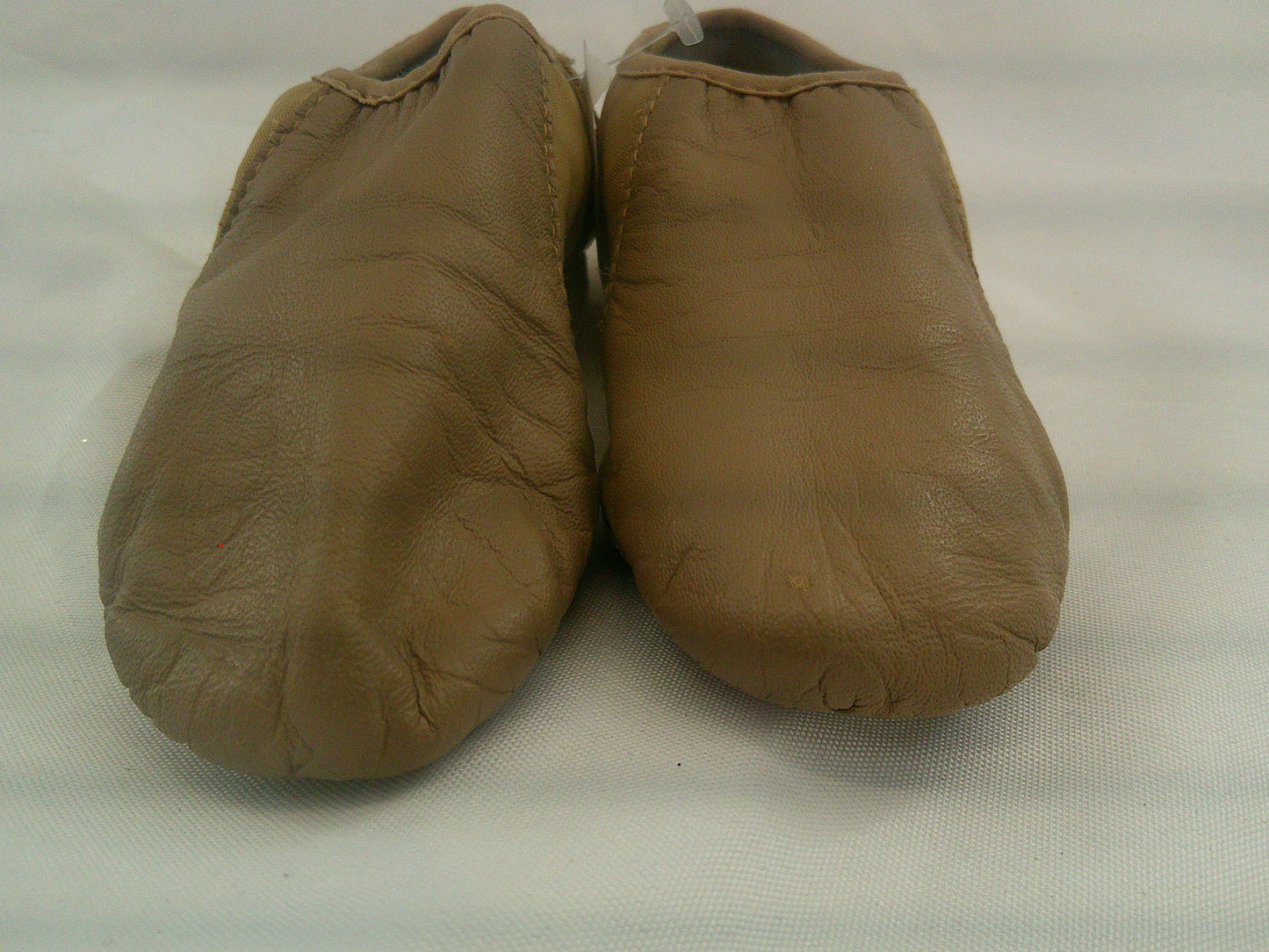 Pre-Owned Jazz Shoes Bloch Child 1.5M Tan Leather Slip On Split Sole
