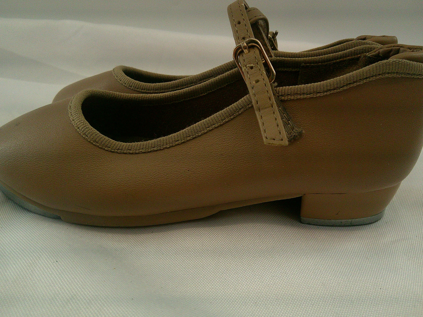 Pre-Owned Tap Shoes Dancing Fair Girl's 11M Mary Jane Leather Buckle