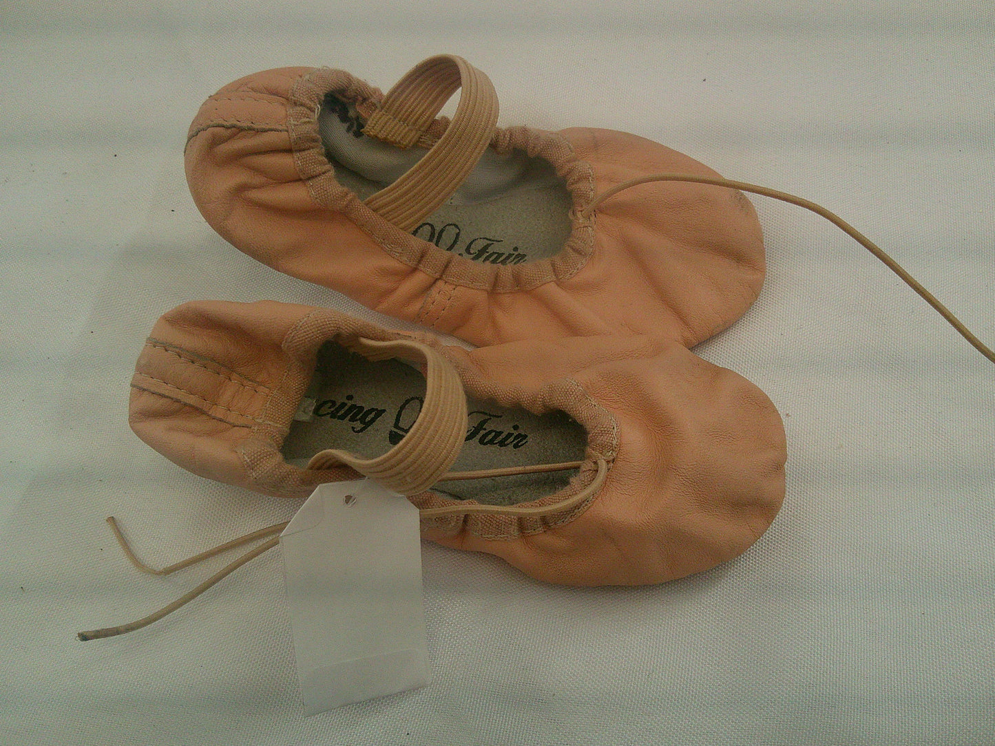 Pre-Owned Ballet Shoes Dancing Fair Big Kids 9C  Leather  Full Sole