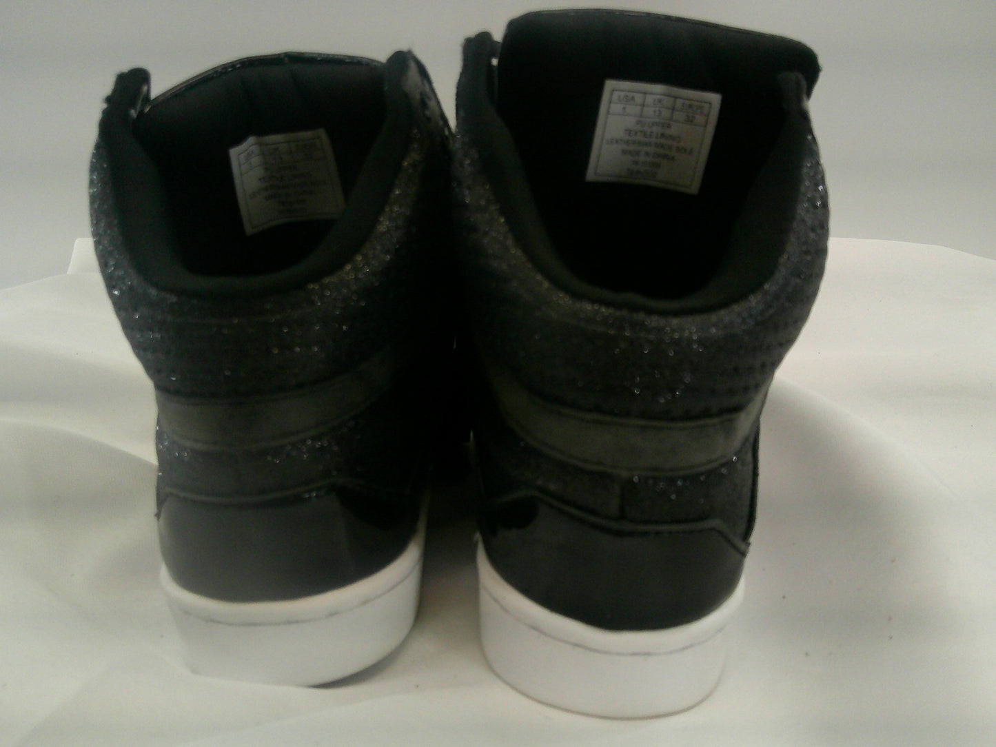 Pre-Owned Hip Hop Shoes Pastry Youth 1M High Top Sneakers Leather Lace Up Rubber
