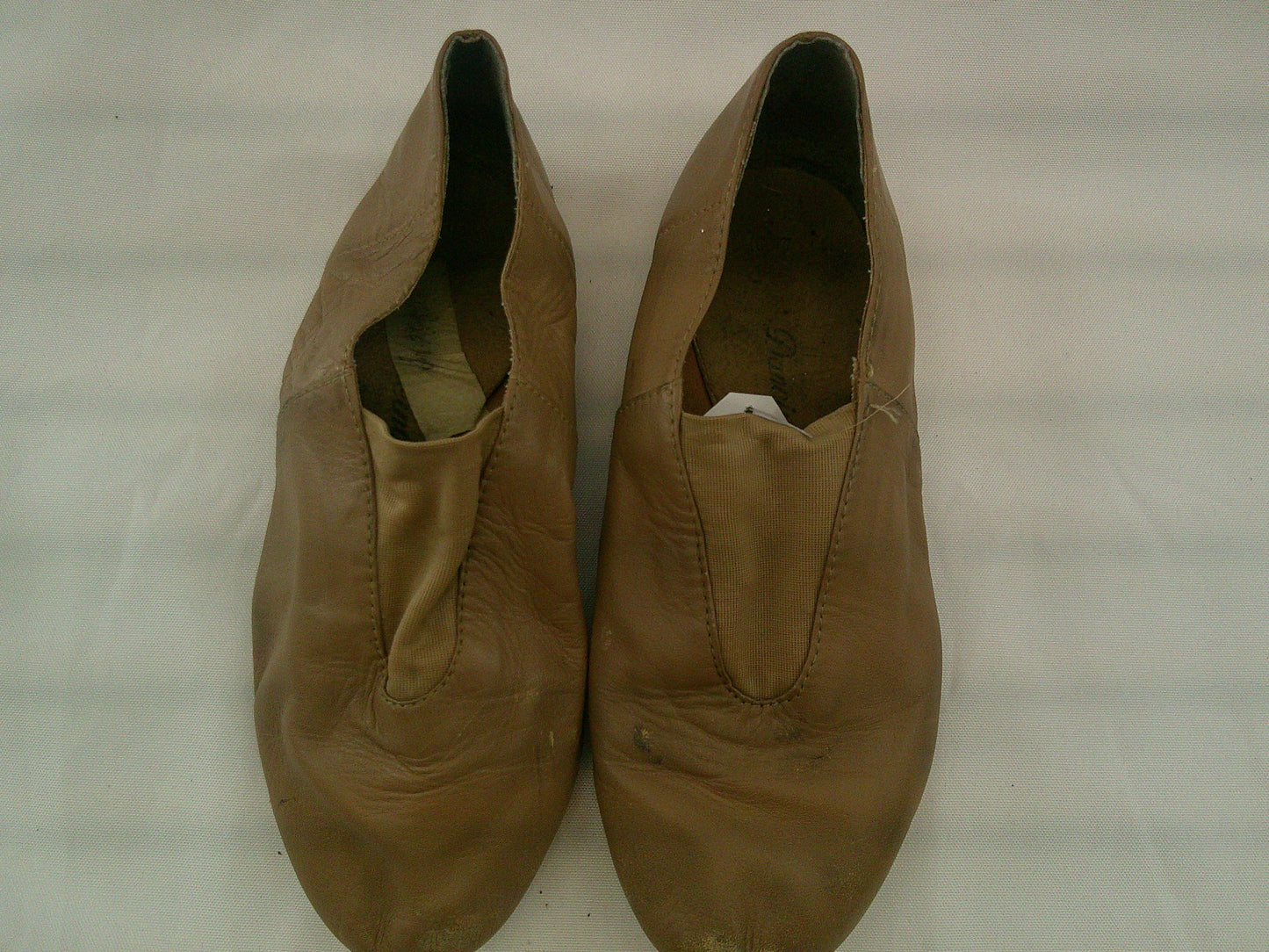 Pre-Owned Jazz Shoes Dancing Fair Big Kid 6M Top Elastic Leather Slip On