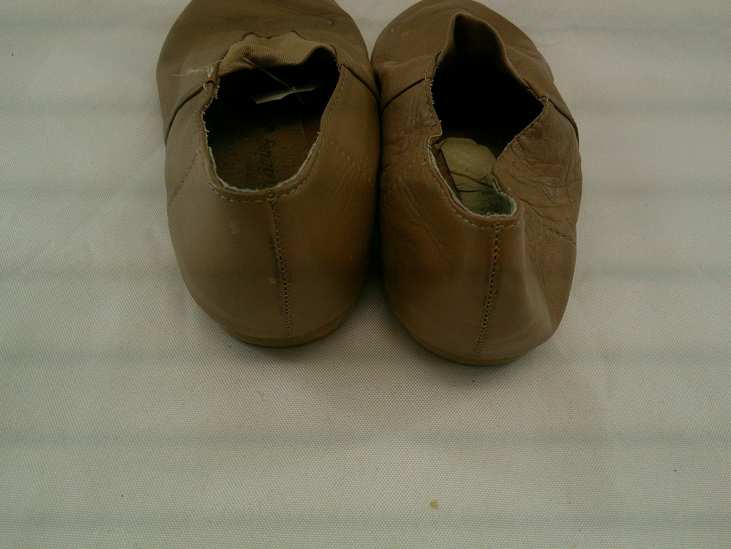 Pre-Owned Jazz Shoes Dancing Fair Big Kid 6M Top Elastic Leather Slip On