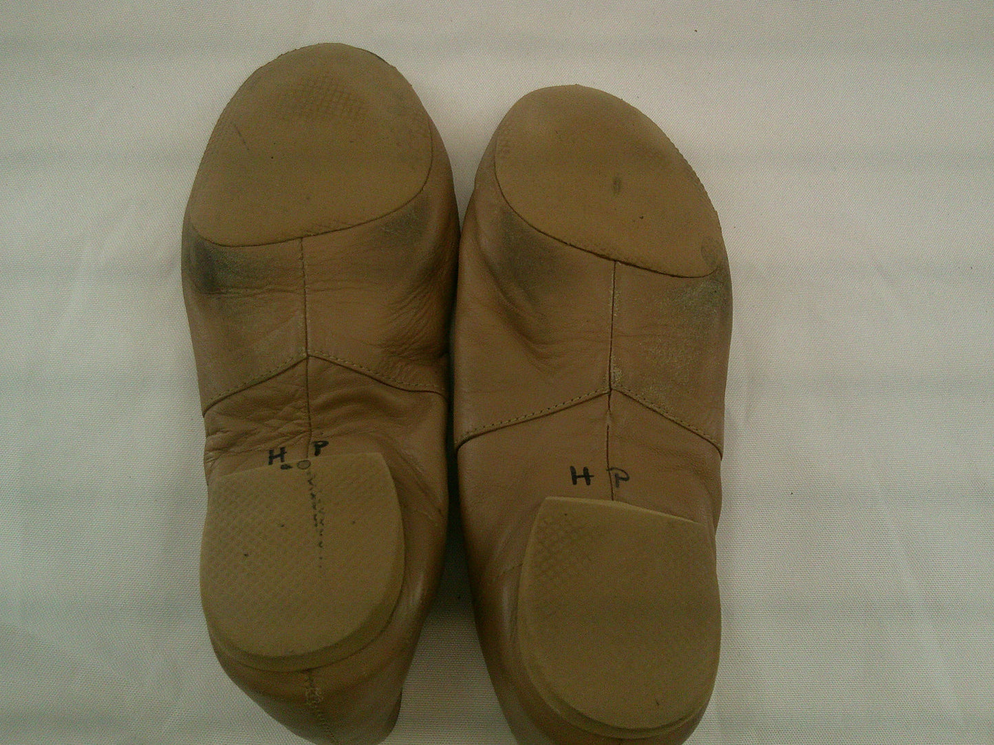 Pre-Owned Jazz Shoes Dancing Fair Big Kid 6M Top Elastic Leather Slip On