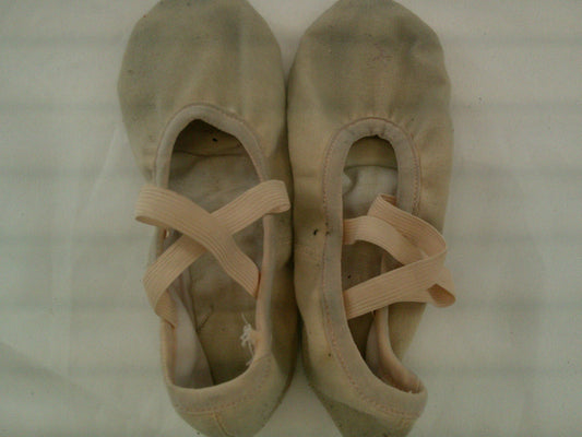 Pre-Owned Ballet Shoes Stelle Women's 6M Canvas Split Sole Pink