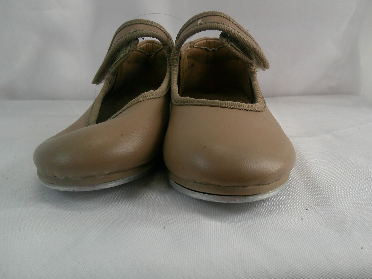 Pre-Owned Tap Shoes Danshuz 534 Toddler 8.5M Tan Mary Jane Buckle