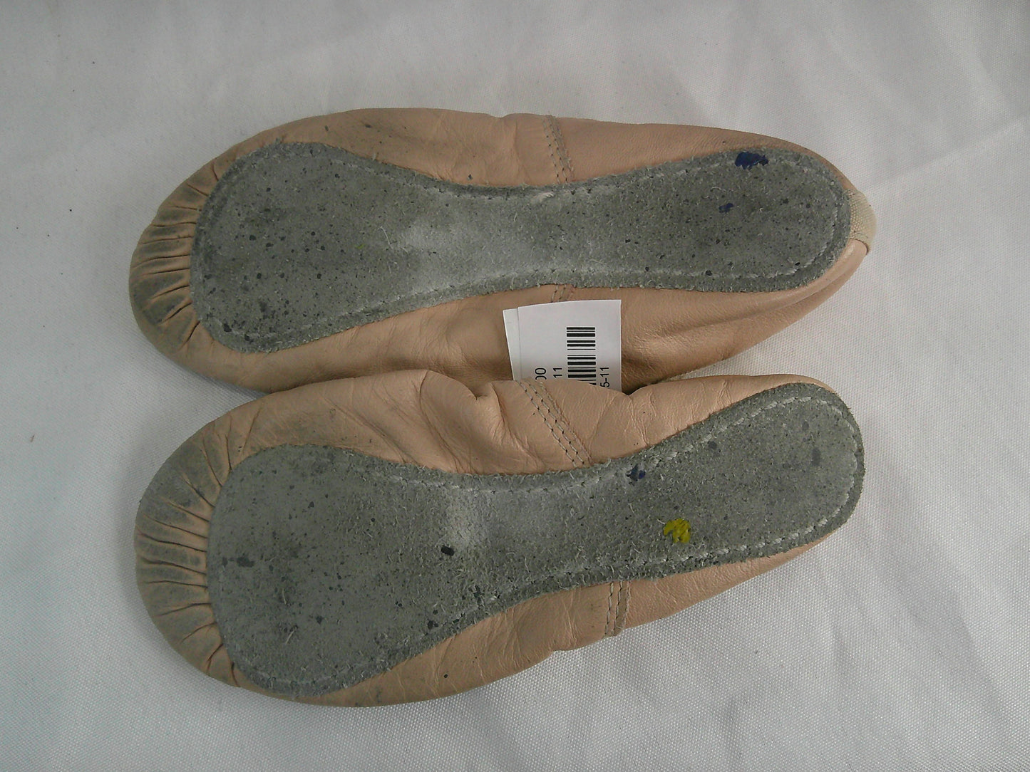 Pre-Owned Ballet Shoes DUX Dance Girls 10M Full Sole