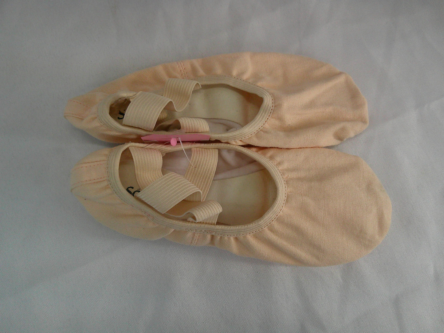 Pre-Owned Ballet Shoes So Danca Adult 4.5B Canvas Crossing Straps Split Sole