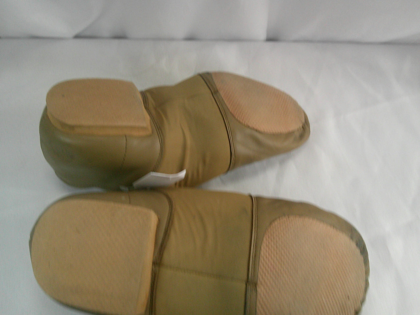 Pre-Owned Jazz Shoes Generic Youth 7M Slip On Leather Slip On Split Sole