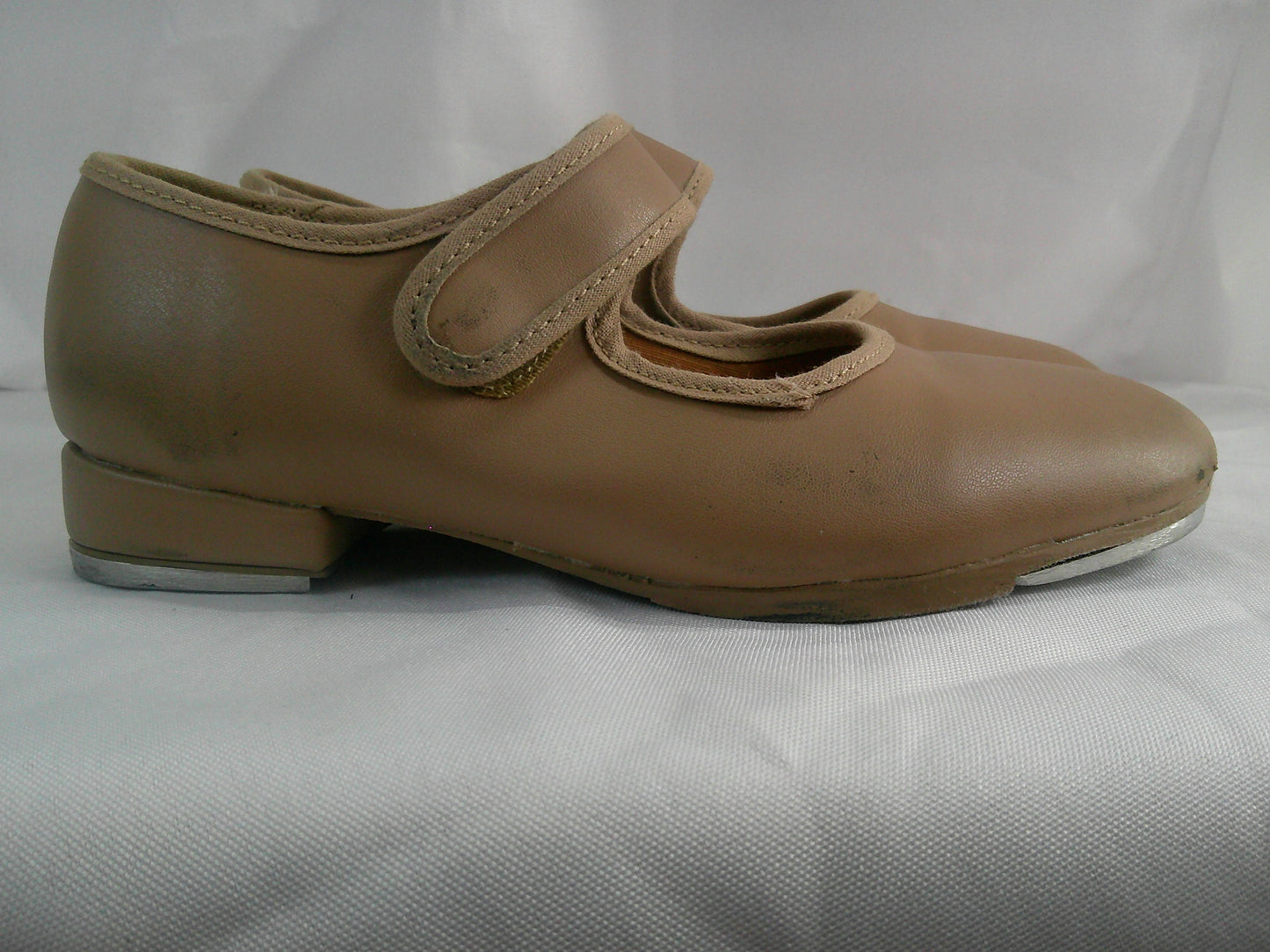 Pre-Owned Tap Shoes SoDanca Kids 12.5W Mary Jane Leather Loop Strap