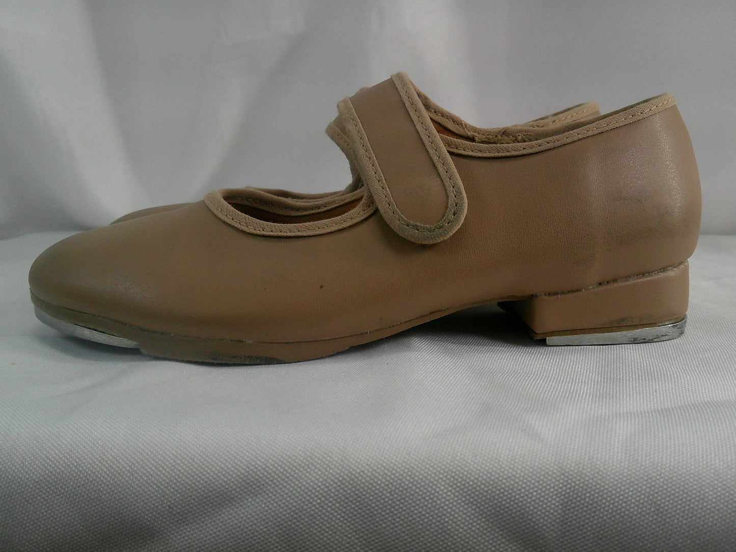 Pre-Owned Tap Shoes SoDanca Kids 12.5W Mary Jane Leather Loop Strap