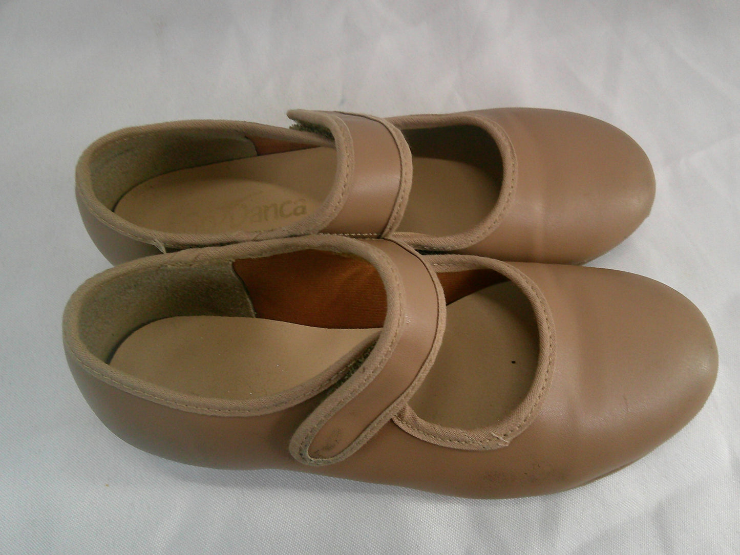 Pre-Owned Tap Shoes SoDanca Kids 12.5W Mary Jane Leather Loop Strap
