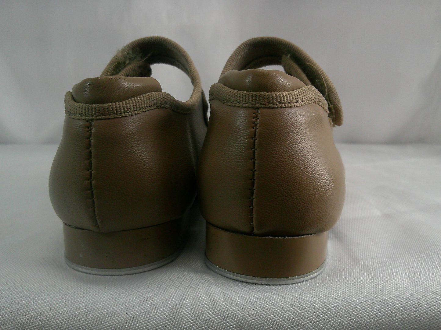 Pre-Owned Tap Shoes Danshuz 534 Toddler 10.5M Tan Mary Jane Leather No Buckle