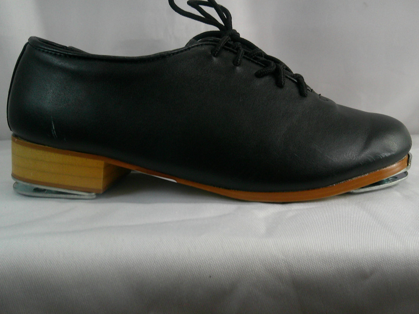 Pre-Owned Clogging Shoes Buck Steven Stompers Adult 7M Black Full Sole