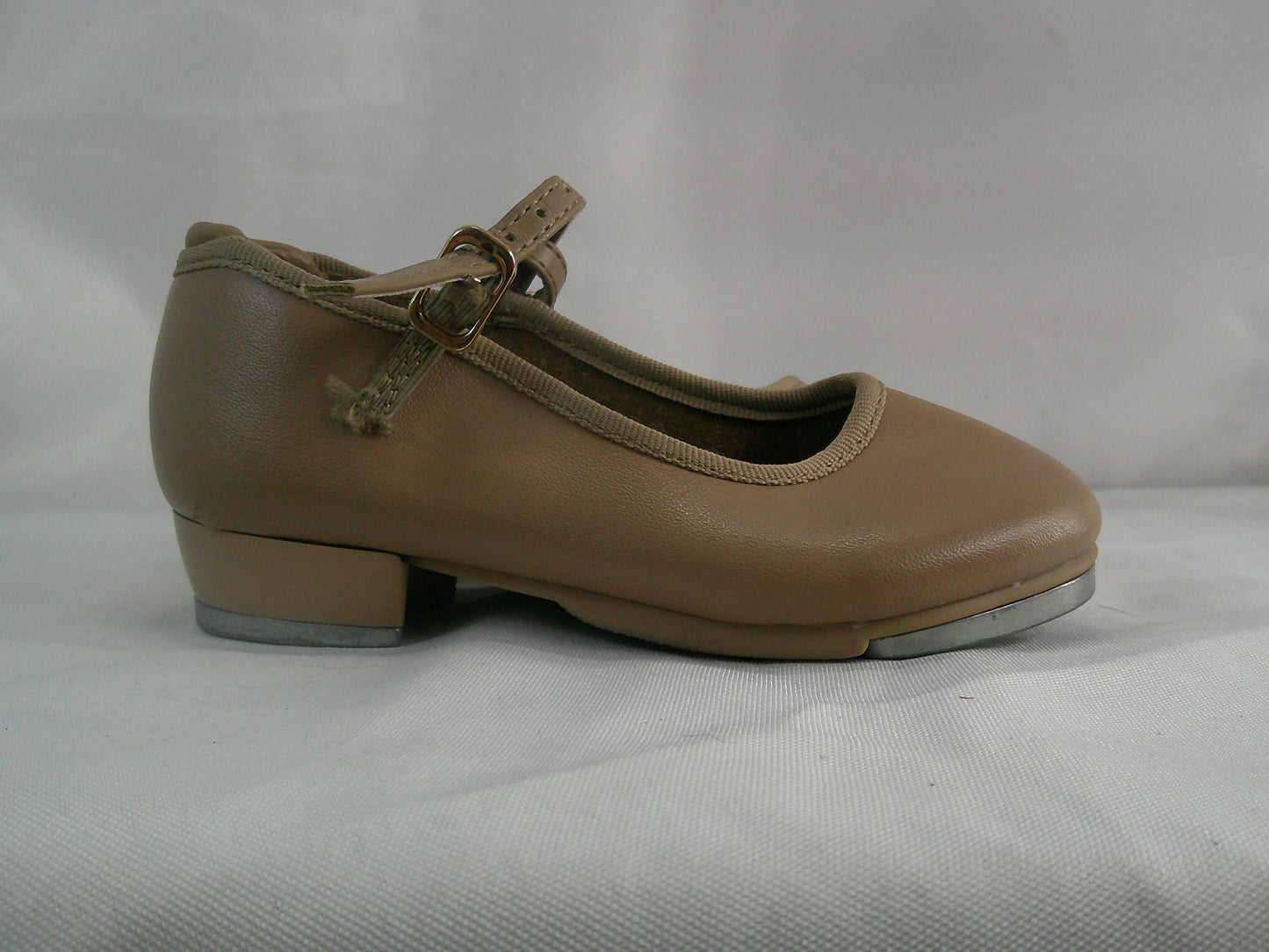 Pre-Owned Tap Shoes Danshuz 751 Toddler 8.5M Tan Mary Jane Buckle